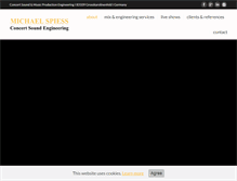 Tablet Screenshot of michael-spiess.com